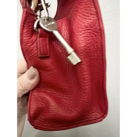 Fossil Key Per Crossbody/Shoulder/Clutch Bag Clutch Bamboo Handle Strap - Picture 4 of 11
